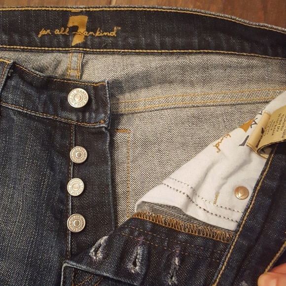 7 For All Mankind Jeans Boy Cut - Picture 3 of 7